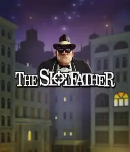 Enter the underworld realm of The Slotfather game by Betsoft, highlighting a powerful mafia boss standing against a nocturnal cityscape. This graphic captures the dramatic ambience of the mob life, with the boss dressed in a classic black suit and fedora. Perfect for lovers of gangster-themed games, delivering a gripping escape. 